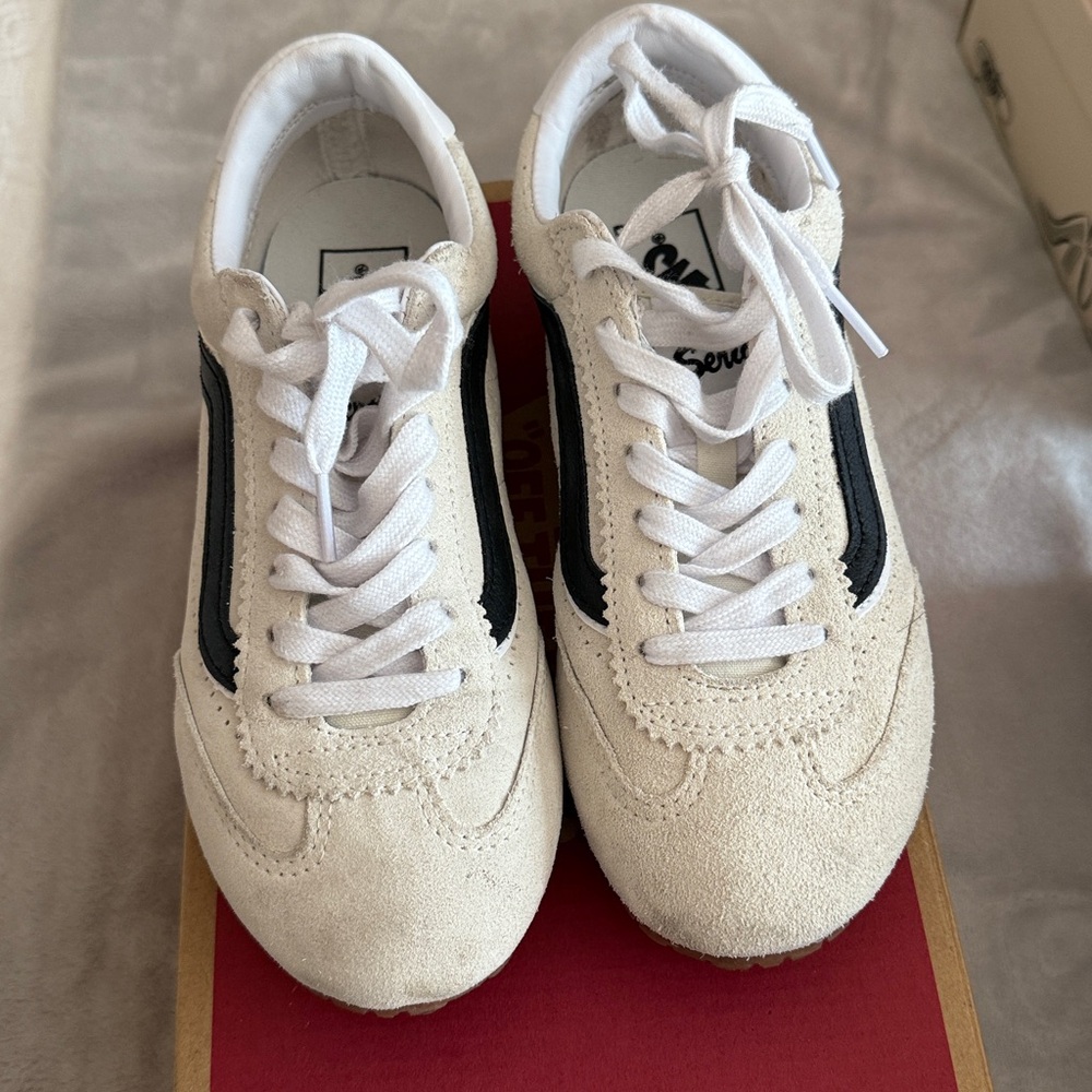 White and Black Sneakers